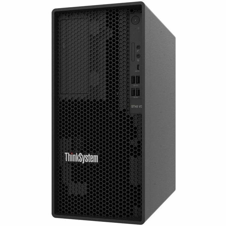 Lenovo ThinkSystem ST45 V3 7DH5100AEA Tower Server - 1 x AMD EPYC 4124P 3,80 GHz - 16 GB RAM - 960 GB SSD - (2 x 480GB) SSD Configuration - Serial ATA/600 Steuerung