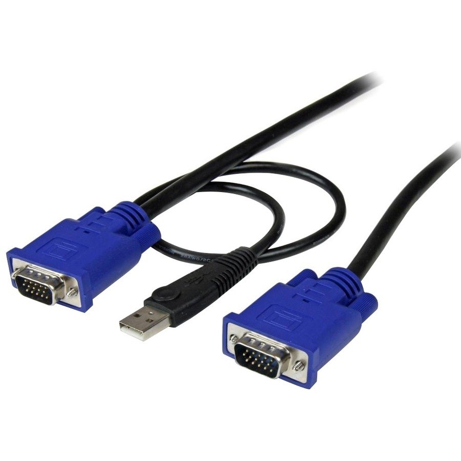 StarTech.com StarTech.com 2-in-1 - Video / USB cable - 4 pin USB Type A, HD-15 (M) - HD-15 (M) - 3.05 m