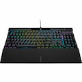 Corsair K70 Gaming Keyboard - Cable Connectivity - USB Type A Interface - RGB LED - English (North America) - Black