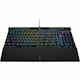 Corsair K70 Gaming Keyboard - Cable Connectivity - USB Type A Interface - RGB LED - English (North America) - Black