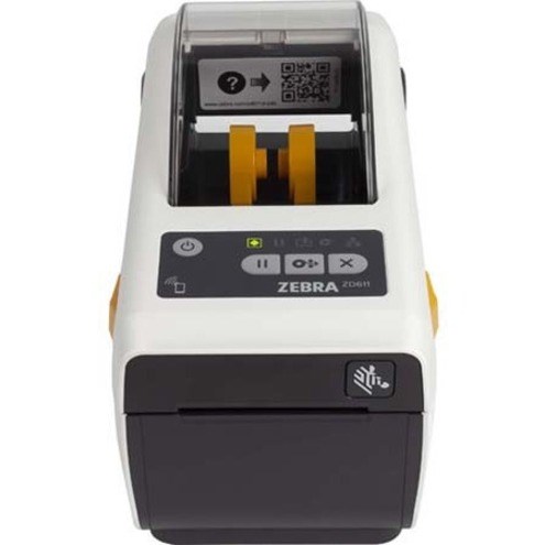 Zebra ZD611R Desktop Thermal Transfer Printer - Monochrome - Label Print - Fast Ethernet - USB - USB Host - Bluetooth - Wireless LAN - RFID - US