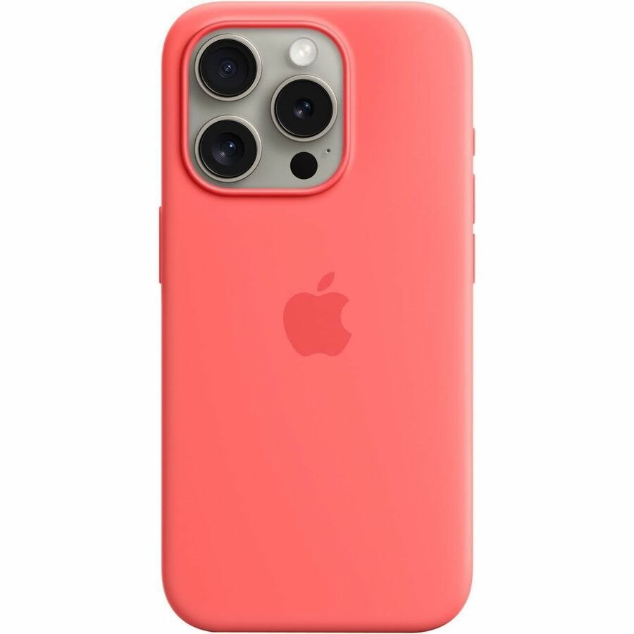 Apple iPhone 15 Pro Silicone Case with MagSafe - Guava