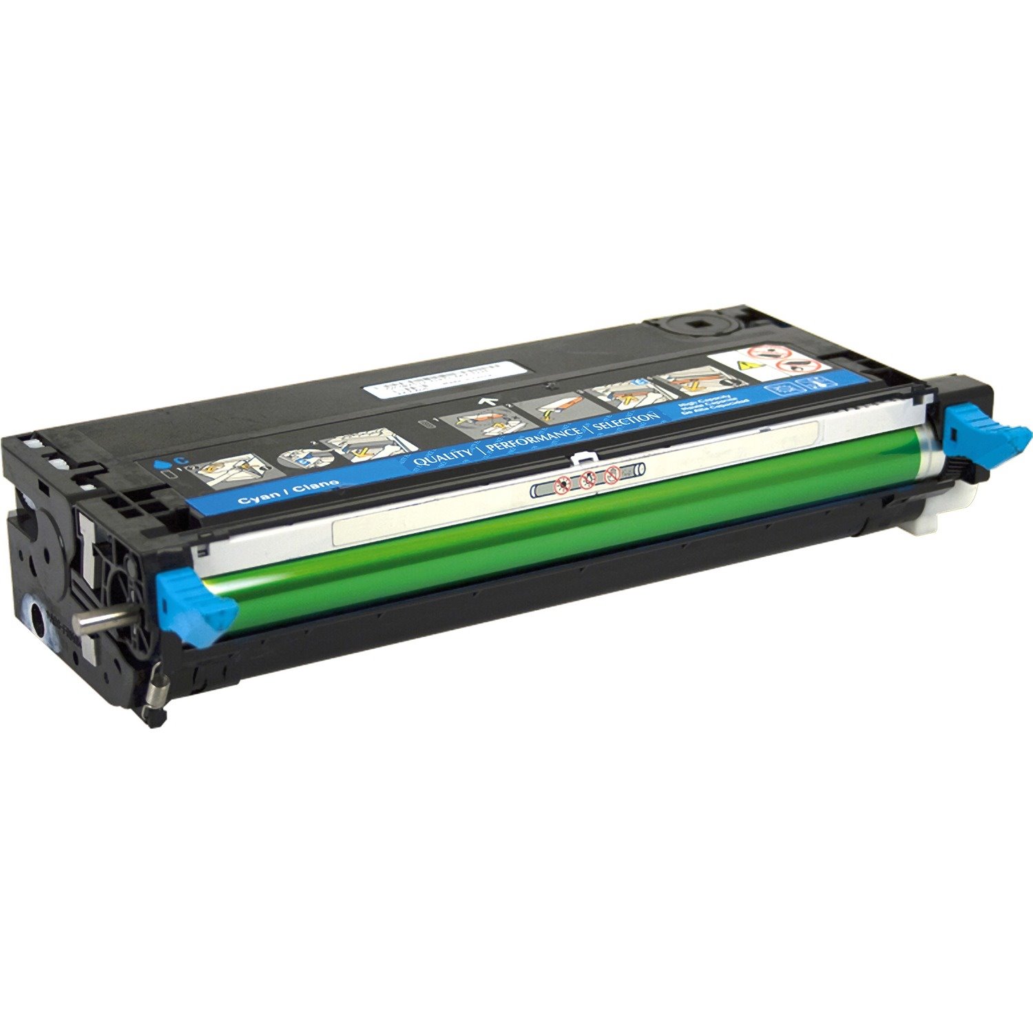 V7 Remanufactured High Yield Cyan Toner Cartridge for Dell 3110/3115 - 8000 page yield