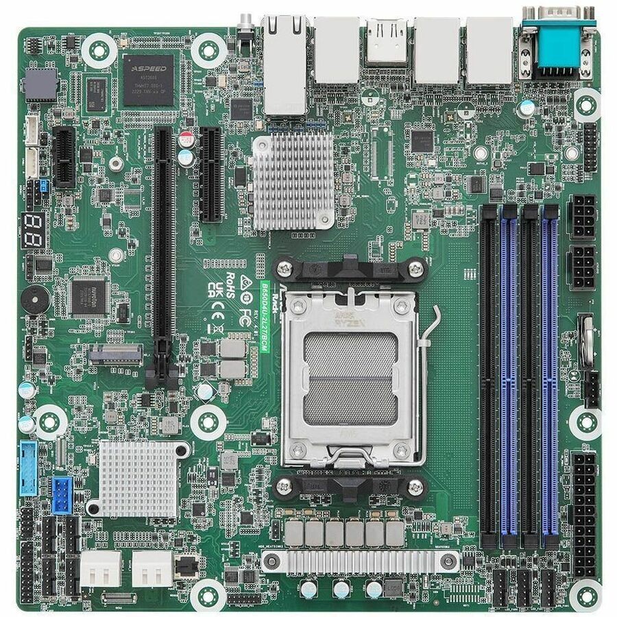 Asrock Rack B650d4u-2L2t/Bcm Micro-Atx Server Motherboard Single Socket Amd Ryze