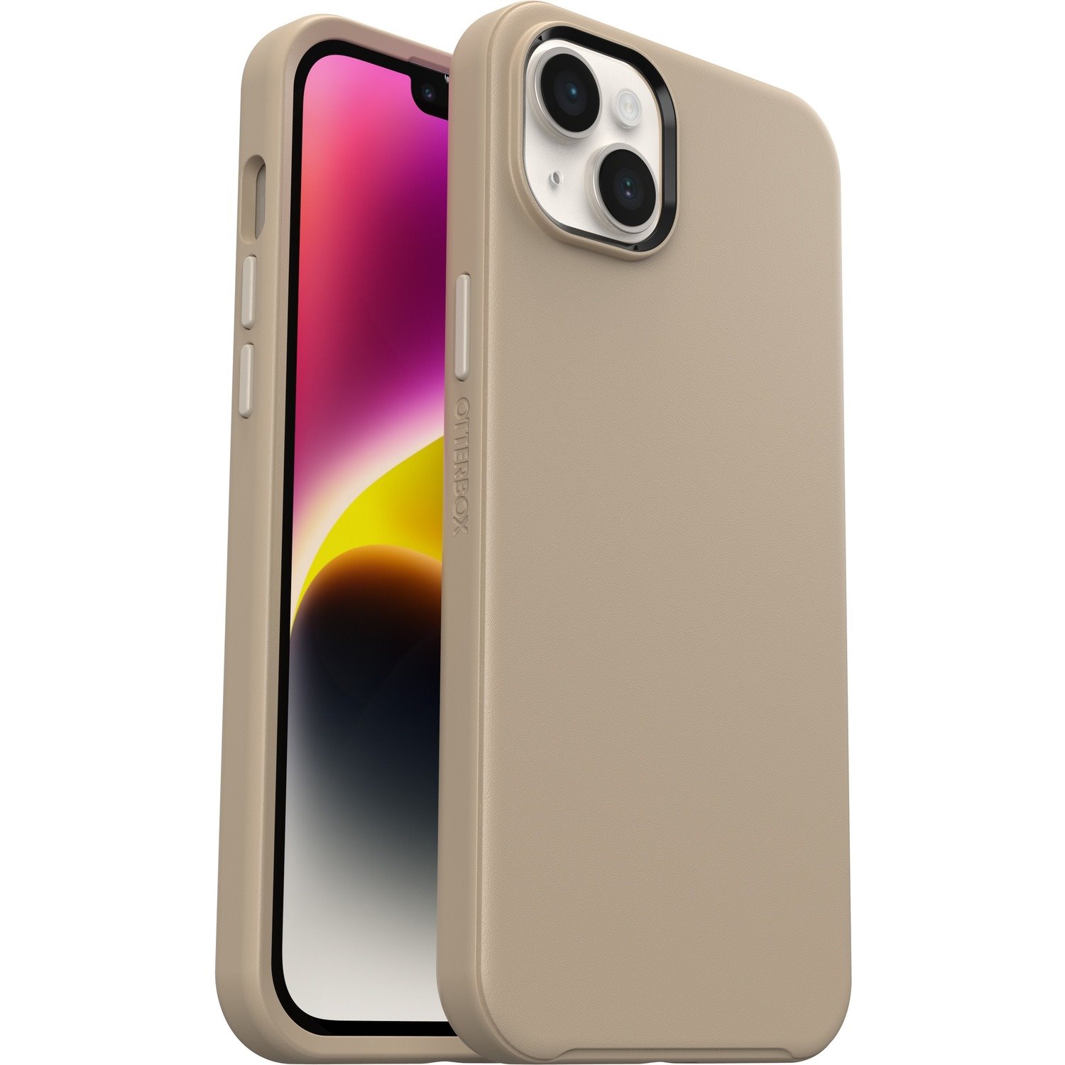 OtterBox Symmetry Case for Apple iPhone 14 Plus Smartphone - Don't Even Chai (Brown)