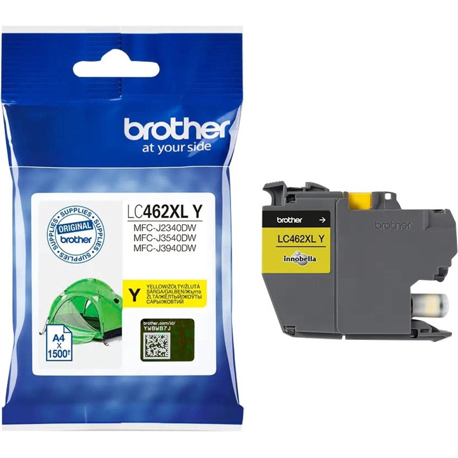 Brother LC462XLY Original High (XL) Yield Inkjet Ink Cartridge - Single Pack - Yellow - 1 Piece