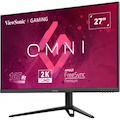 ViewSonic OMNI VX2728J-2K 27 Inch Gaming Monitor 1440p 165hz 0.5ms IPS w/ FreeSync Premium, Advanced Ergonomics, HDMI, DP