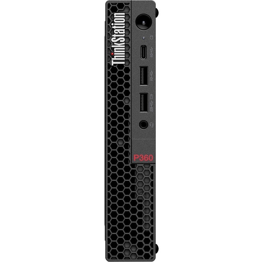 Lenovo ThinkStation P360 30FA0016US Workstation - 1 x Intel Core i7 12th Gen i7-12700T - 16 GB - 512 GB SSD - Tiny - Black