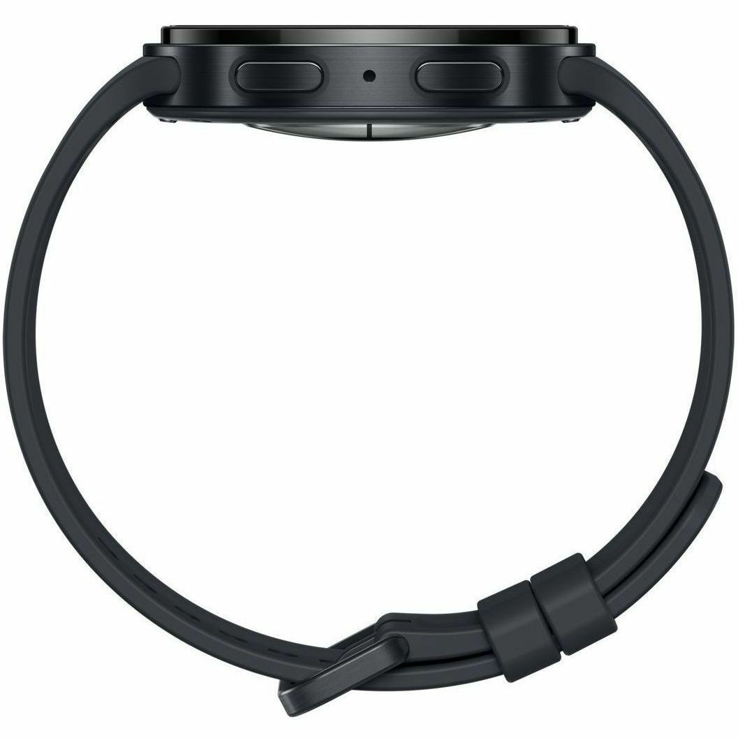 Samsung Galaxy Watch9 SM-L350 Smart Watch - 46 mm Case Height - 43.70 mm Case Width - Graphite Body Color - Black Band Color - Armor Aluminum Case Material - Wireless LAN