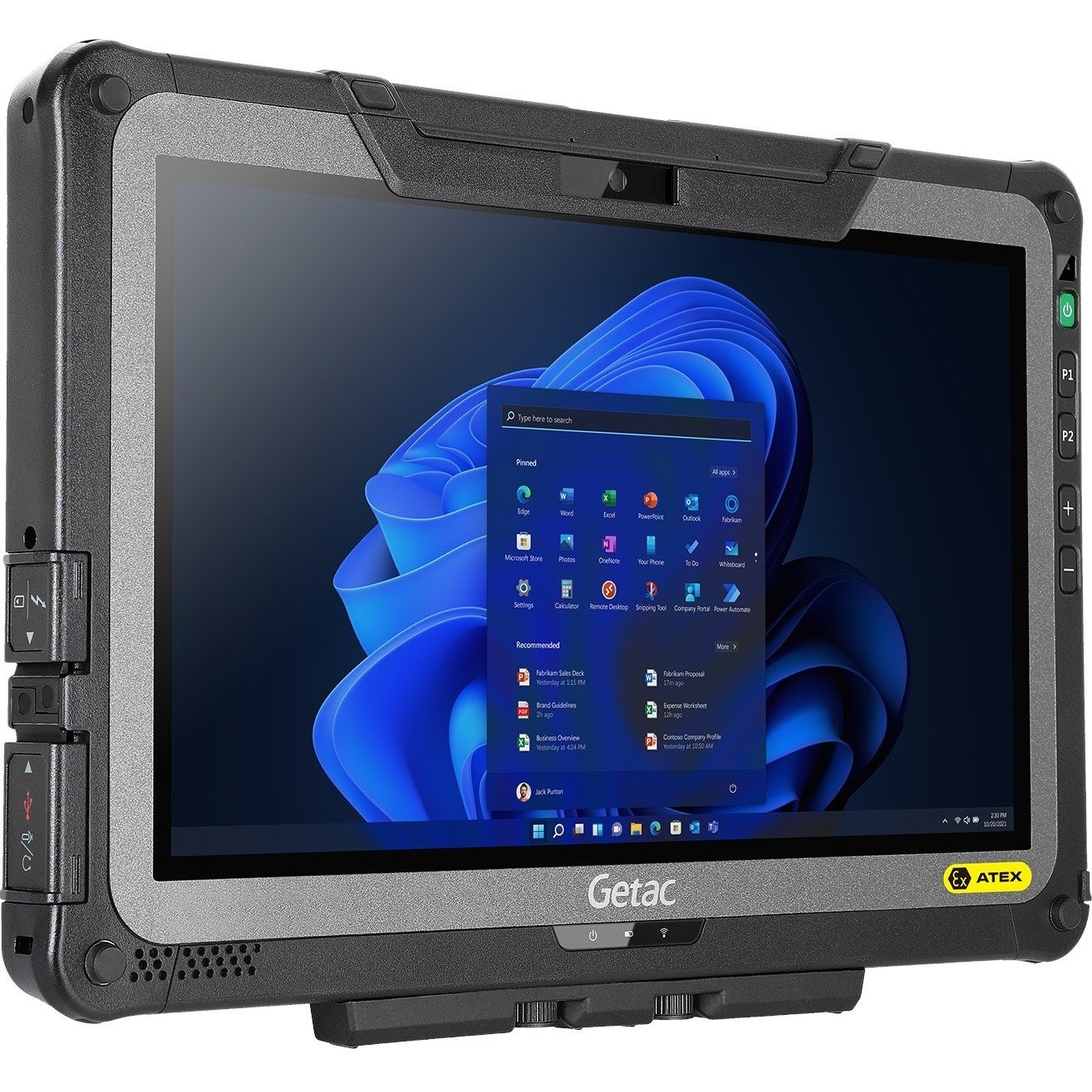 Getac F110-Ex Rugged Tablet - 29.5 cm (11.6") Full HD - 8 GB - 256 GB SSD - Windows 11 Pro