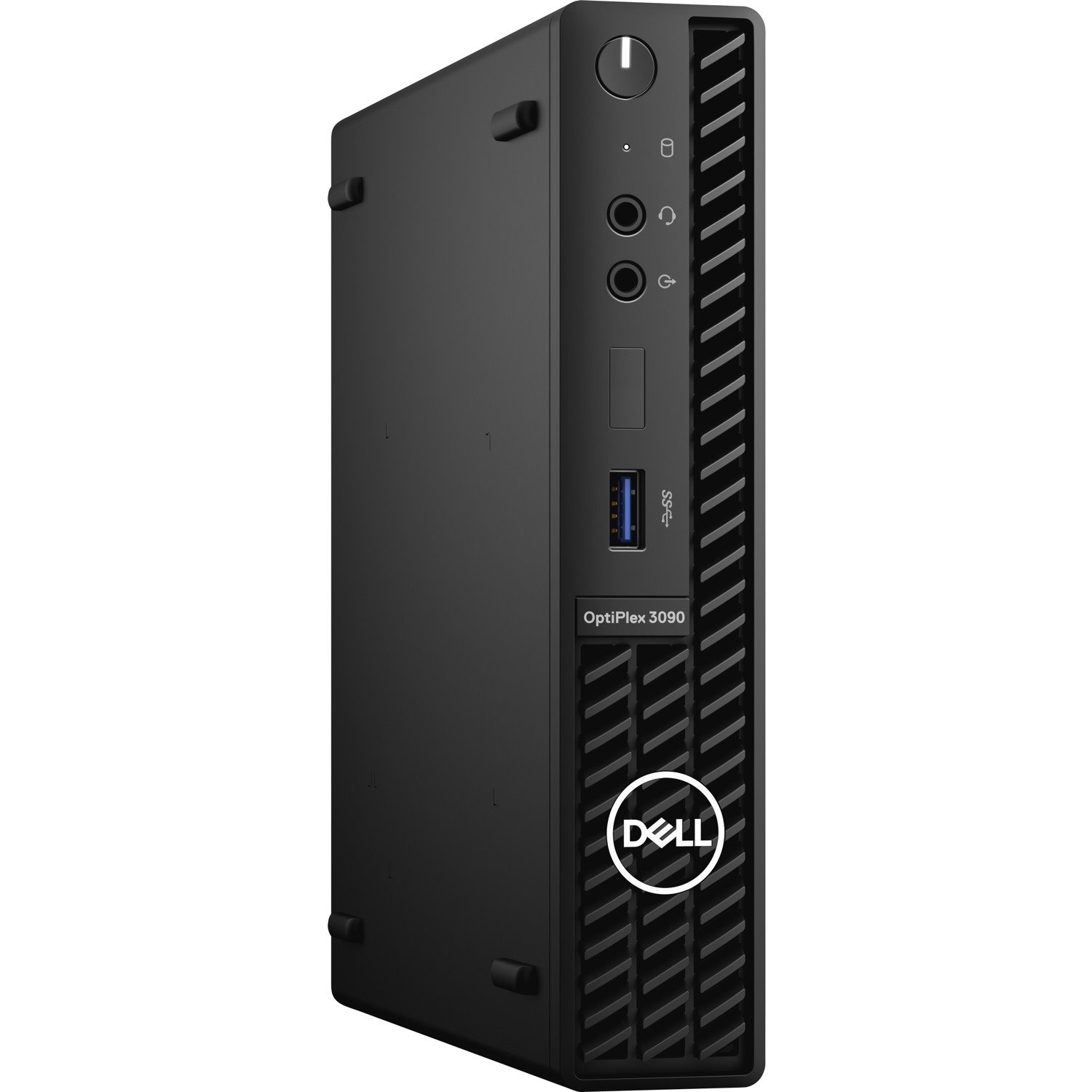 Dell OptiPlex 3000 3090 Desktop Computer - Intel Core i5 10th Gen i5-10500T - 8 GB - 256 GB SSD - Micro PC - Black