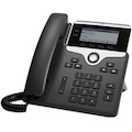 Cisco 7821 IP Phone - Corded - Wall Mountable - Charcoal