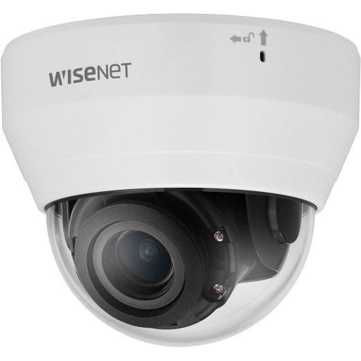 Wisenet LND-6022R 2 Megapixel Indoor HD Network Camera - Color, Monochrome - Dome - Signal White