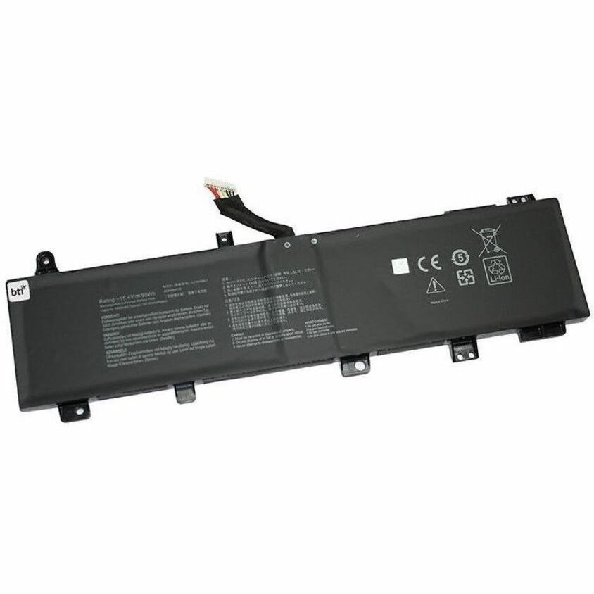 BTI C41N1906-1-BTI (LONG CABLE) 4-CELL 15.4V LI-ION NOTEBOOK BATTERY FOR ASUS F15 FX506, F15 FX506H, F15 FX506HC, F15 FX506HM, F15 FX506L, F15 FX506LH, F15 FX506LU