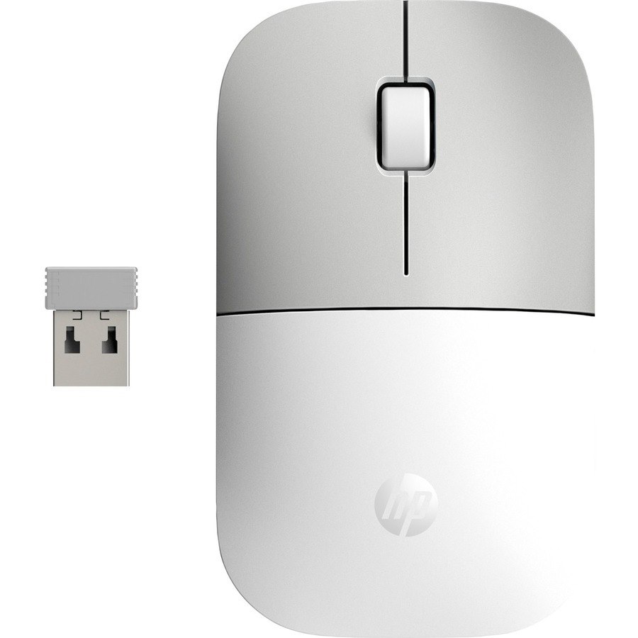 HP Z3700 Maus - Funkfrequenz - USB - Blue LED - Keramik-Weiß