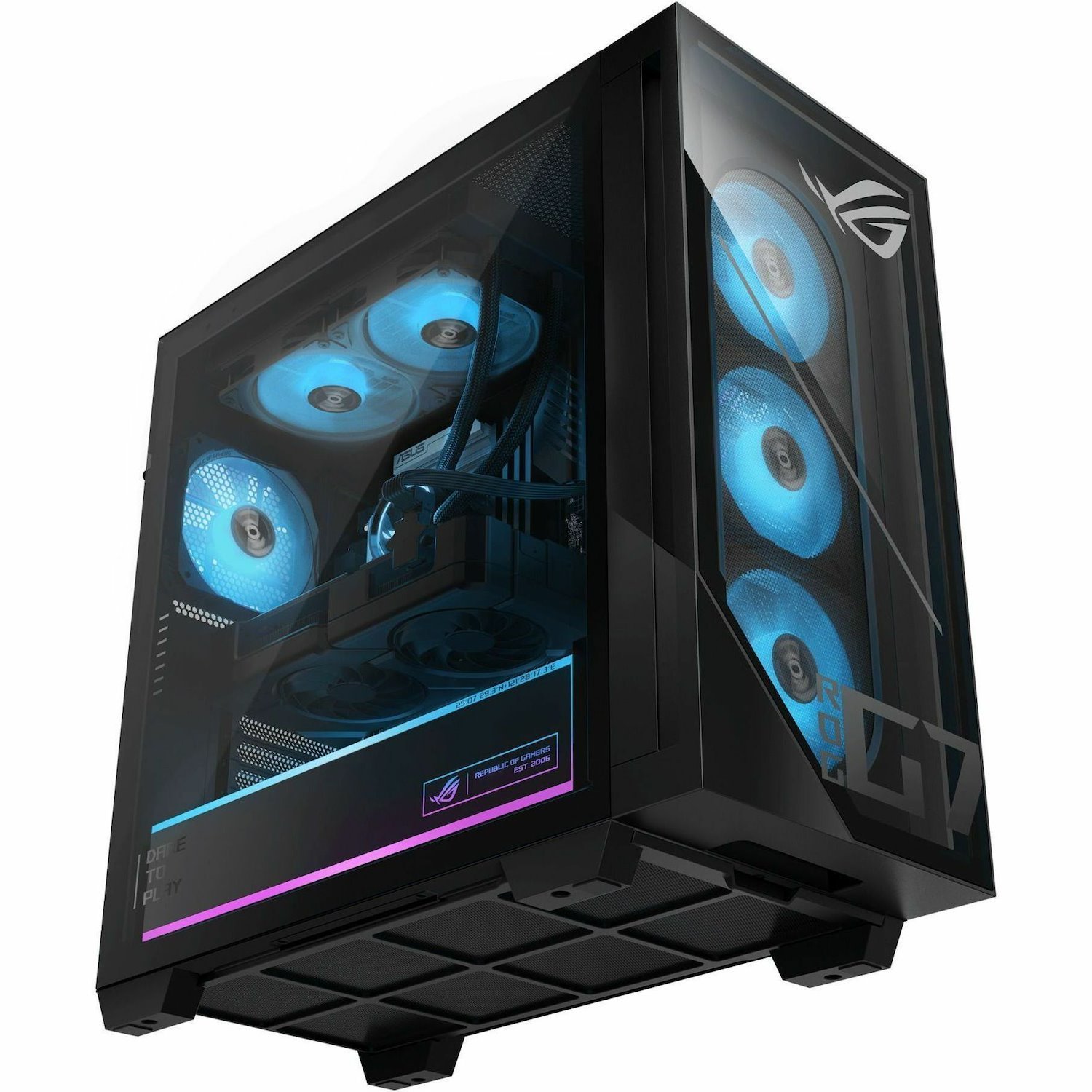 Asus ROG G700 G700TF-XS987 Gaming Desktop Computer - Intel Core Ultra 9 285K - 32 GB - 2 TB SSD - Black