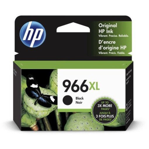 HP 966XL Original High Yield Inkjet Ink Cartridge - Black - 1 Each