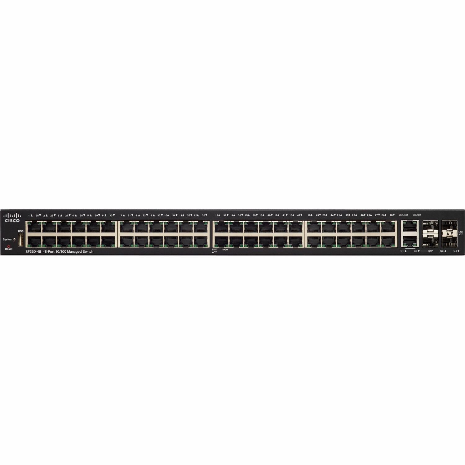 Cisco SF350-48 48-Port 10 100 Managed Switch