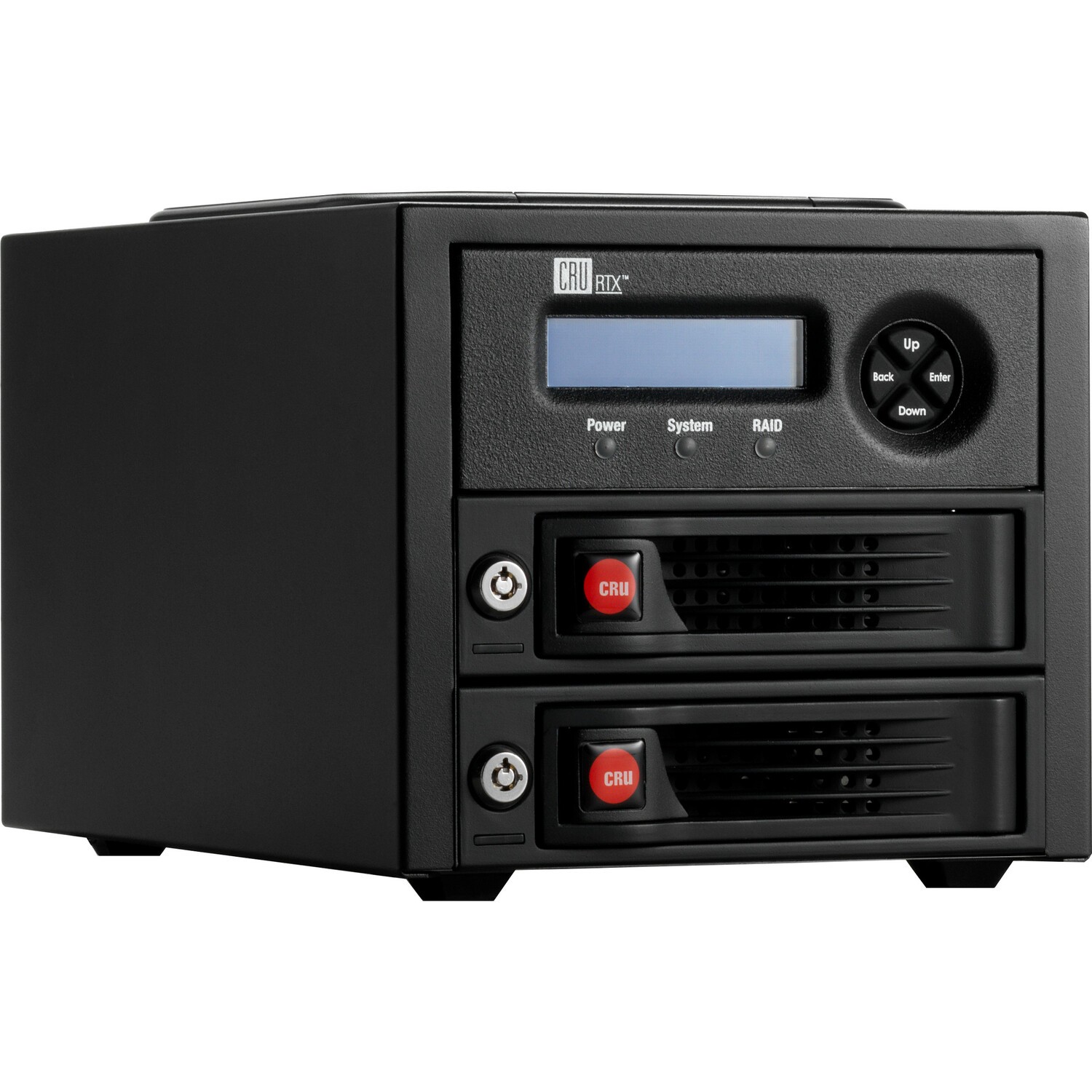 CRU Enclosure with RAID, two TrayFree Bays and USB 3.0