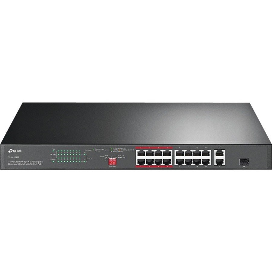 TP-Link TL-SL1218P 16 Poorten Ethernetswitch