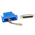 Black Box Modular Adapter Kit - DB25 Female to RJ45 Female, Blue