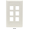 Black Box GigaStation2 6 Socket Network Faceplate