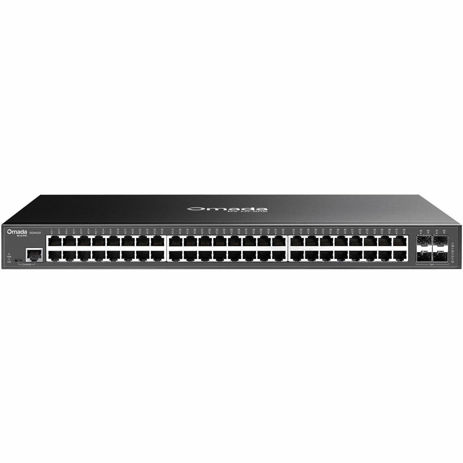Tp-Link 48-Port Managed Gigabit L2+ Switch, 10GBPS SFP+(4), 5YR WTY