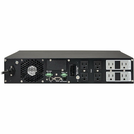 Eaton Tripp Lite Series SmartOnline 1000VA 900W 120V Double-Conversion Sine Wave UPS - 8 Outlets, Extended Run, Network Card Option, LCD, USB, DB9, 2U Rack/Tower