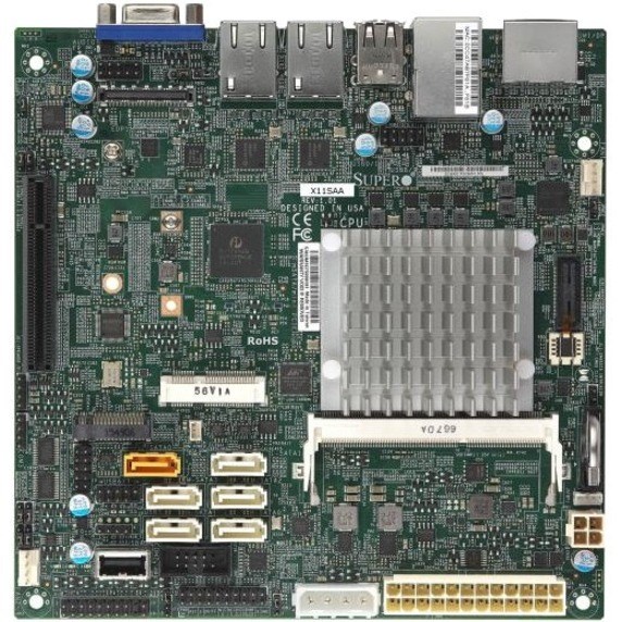 Supermicro X11SAA Server Motherboard - Intel Chipset - Socket BGA-1296 - Mini ITX