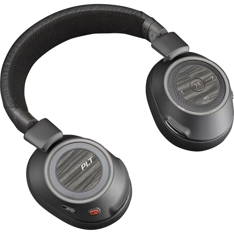 Poly Voyager 8200 Wireless Over-the-ear, Over-the-head Stereo Headset - Black