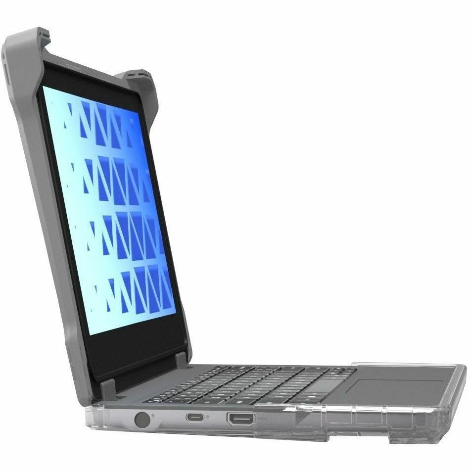 Extreme Shell-F Slide Case (ESL bottom panel) for Dell 3120 & 3140 Windows Clamshell & Convertible 2:1 11.6" (Gray/Clear)