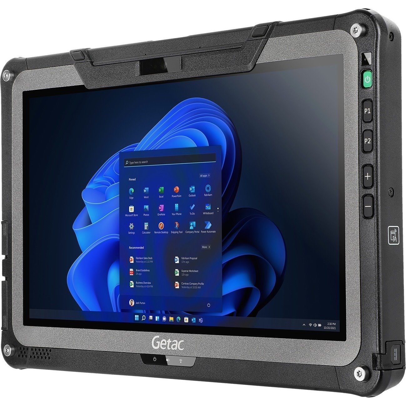Getac F110 Rugged Tablet - 29.5 cm (11.6") Full HD - 8 GB - 256 GB SSD - Windows 11 Pro