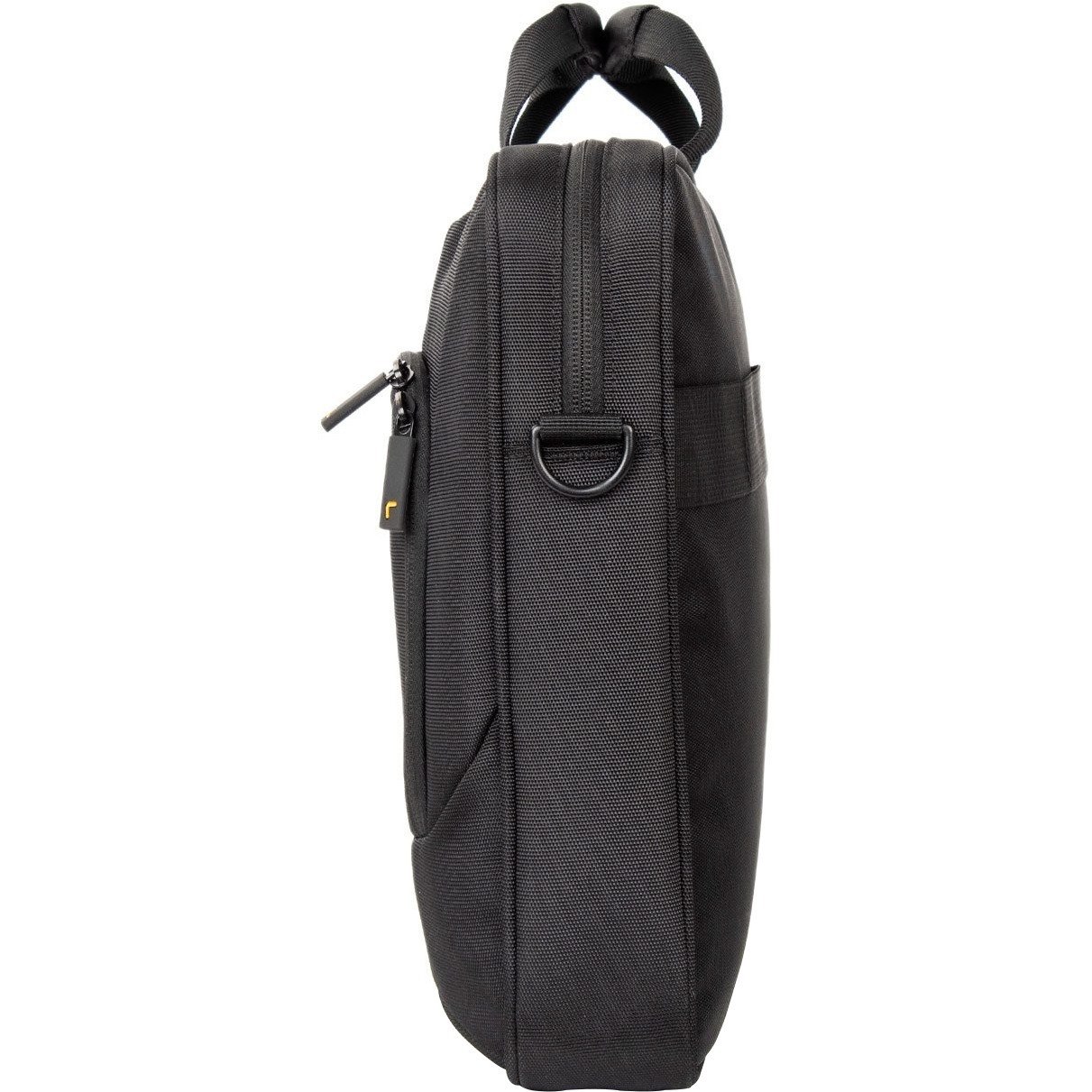 Rocstor Premium 15.6" & 16" Professional Toploading Universal Briefcase Laptop Case - Weather & Water Resistant - RFID Blocking Pocket - Lightweight - Exterior 1200D Polyester & Interior 210D Polyester Material- Fits 15in, 15.6in, 16in & 16.1 inch Laptop - For Dell&reg;, Apple&reg;, HP&reg;, Lenovo&reg; Laptops -15.55" Width x 11.8" Height x 2.16" Depth - Black