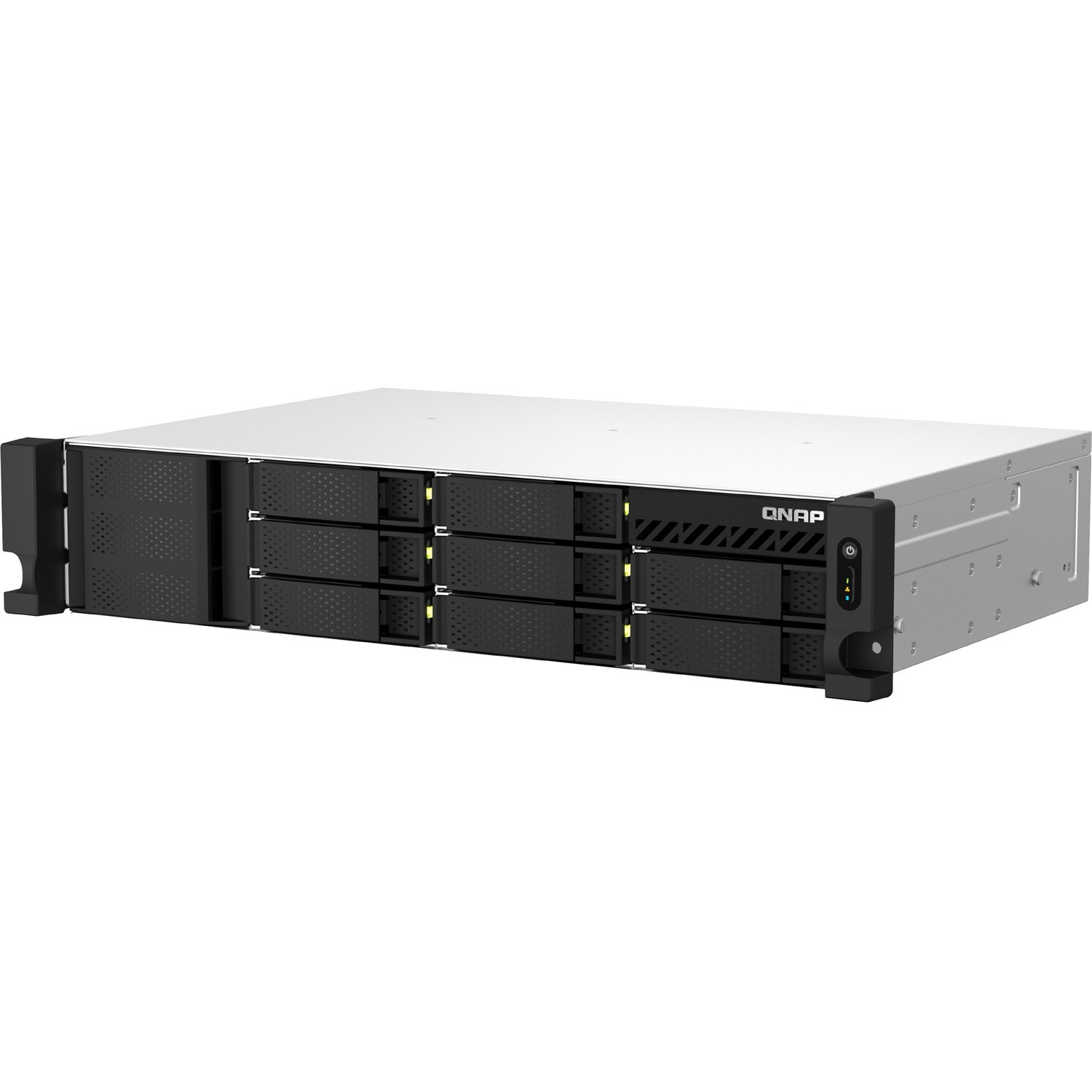 Qnap Ts-864Eu-Rp Nas Rack (2U) Intel® Celeron® N5095 4 GB DDR4 0 TB Qnap Turbo System Svart