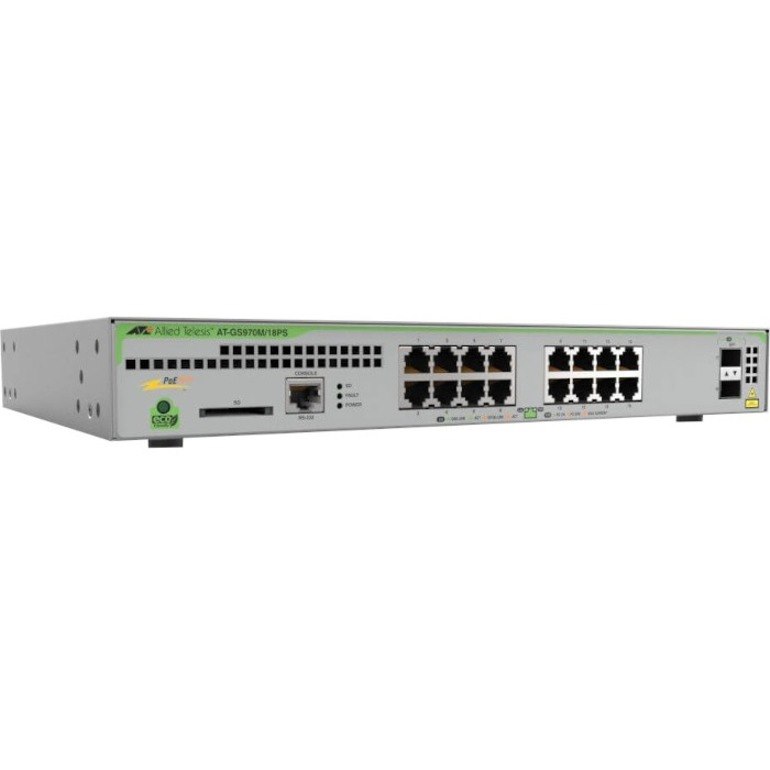 Allied Telesis CentreCOM GS970M/18PS Layer 3 Switch