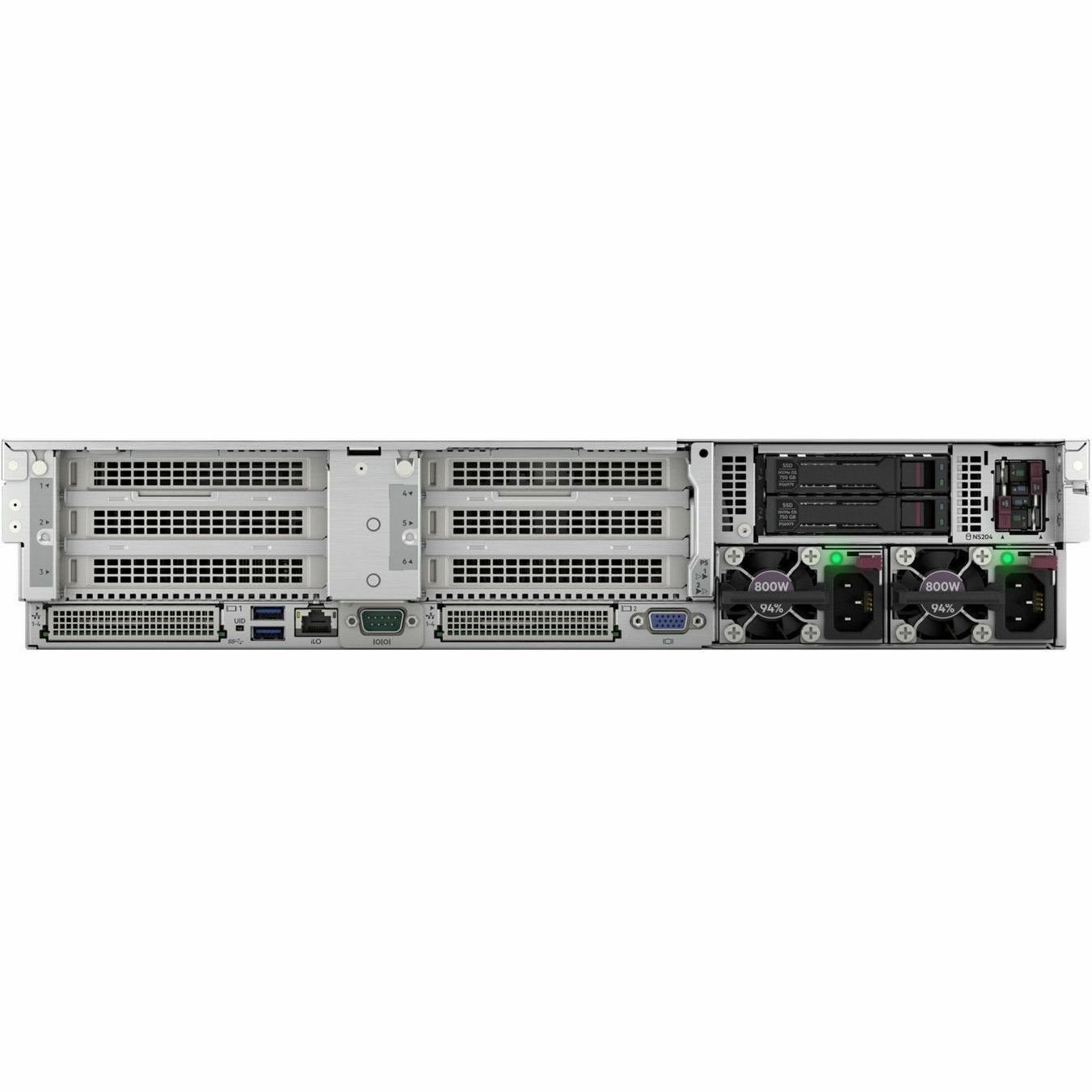 HPE ProLiant DL345 G11 2U Rack Server - 1 EPYC 9124 3 GHz - 32 GB RAM - 12Gb/s SAS Controller