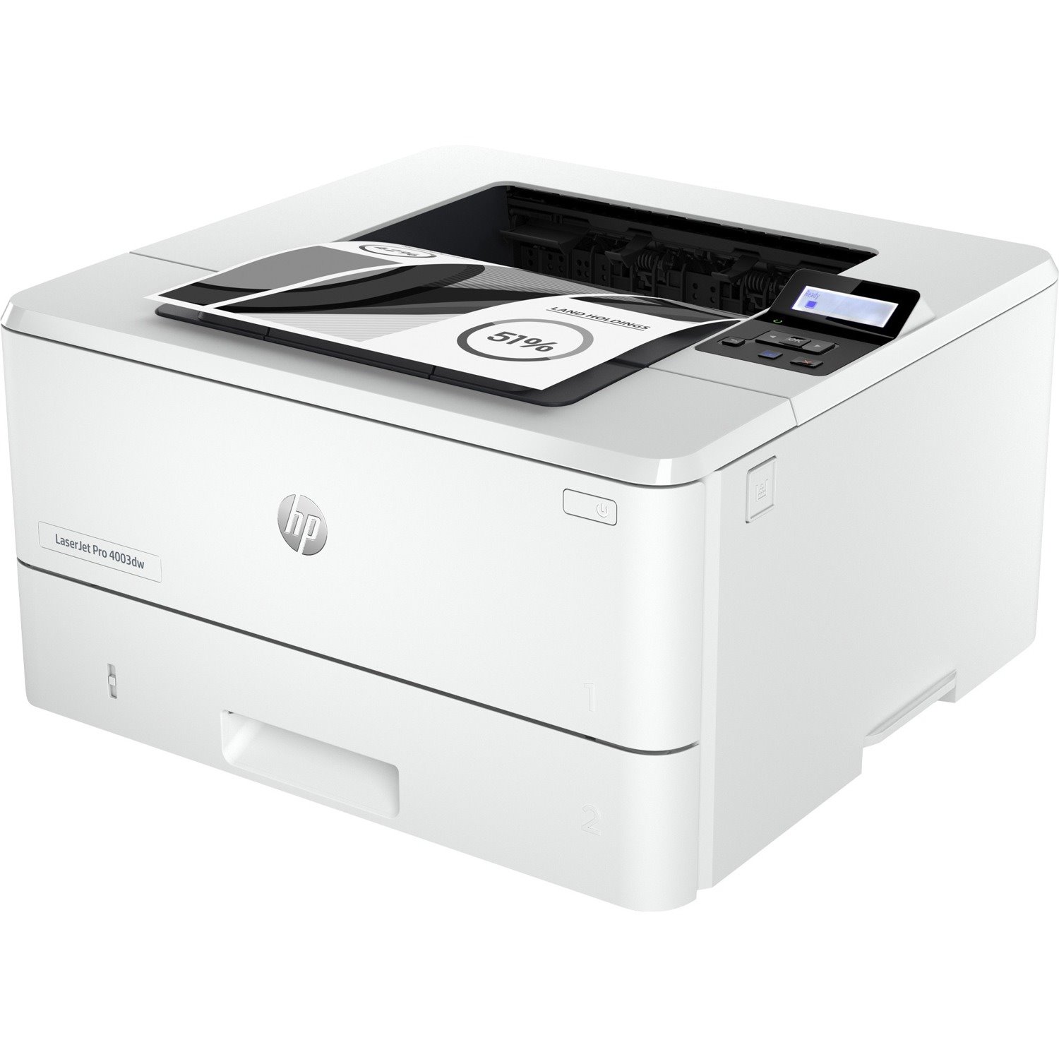 HP LaserJet Pro 4003dw Desktop Wireless Laser Printer - Monochrome