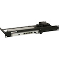 RACKMOUNT.IT RM-CI-T4 1U Rack-mountable Rack Shelf for Firewall - 482.60 mm Rack Width - Jet Black