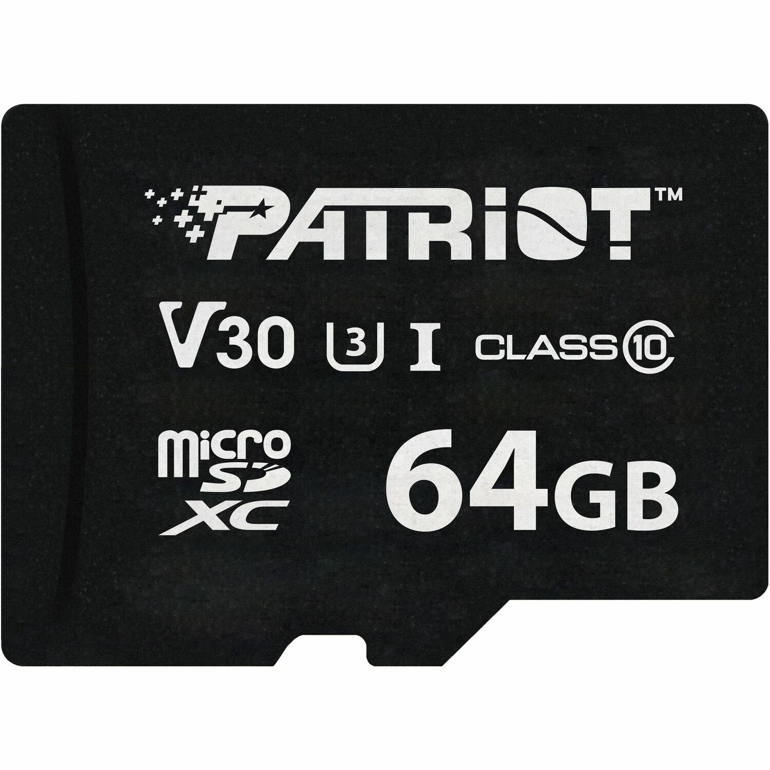 Patriot Memory 64 GB Class 10/UHS-I (U3) V30 microSDXC - 1