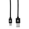 V7 USB A Male to USB-C Male Cable USB 2.0 480 Mbps 3A 1m/3.3ft Black