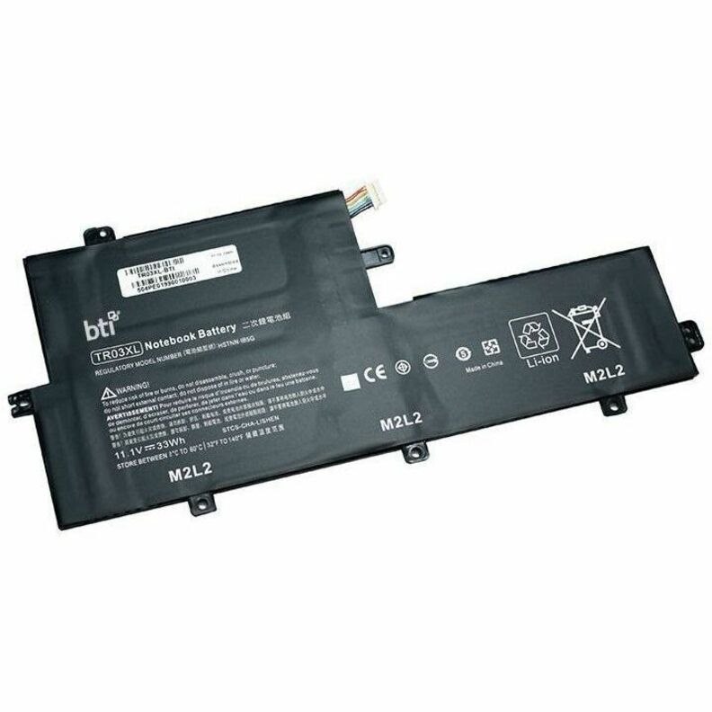 BTI TR03XL-BTI 3-CELL 11.1V LI-ION NOTEBOOK BATTERY FOR HP SPECTRE 13, SPLIT 13 X2 PRO, SPLIT 13