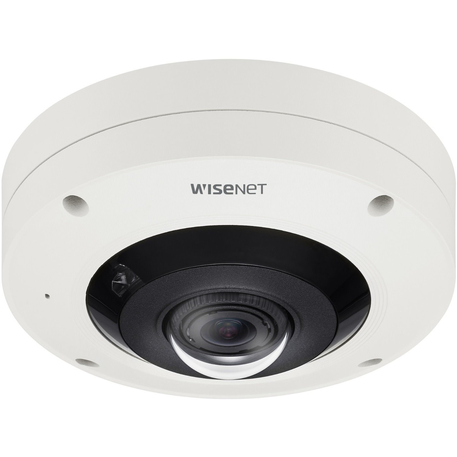 Wisenet XNF-9010RV 12 Megapixel Outdoor Network Camera - Color - Fisheye - White