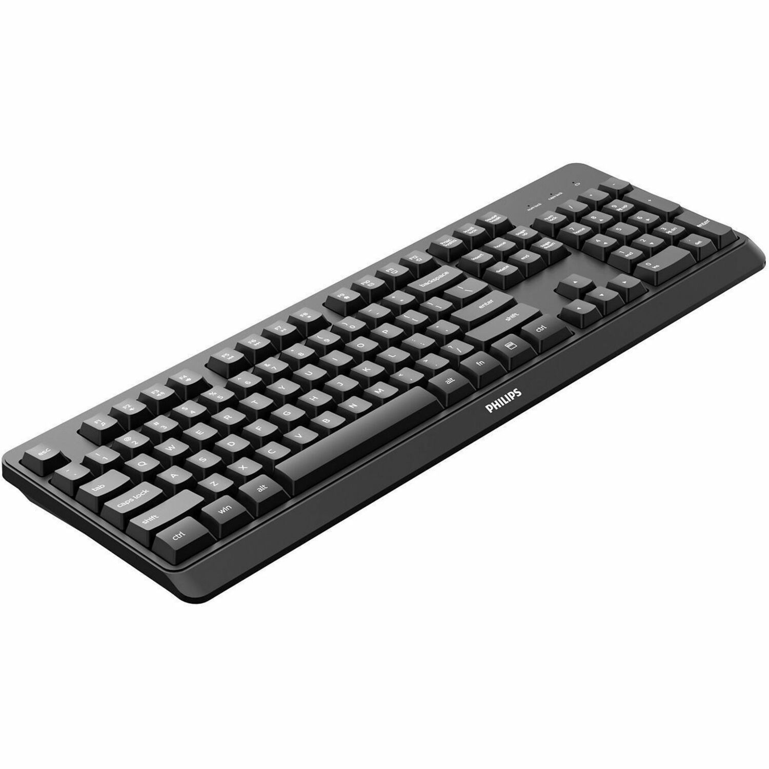 Philips 3000 Series SPK6307BL - Keyboard - Wireless - 2.4 GHz - Matte Black