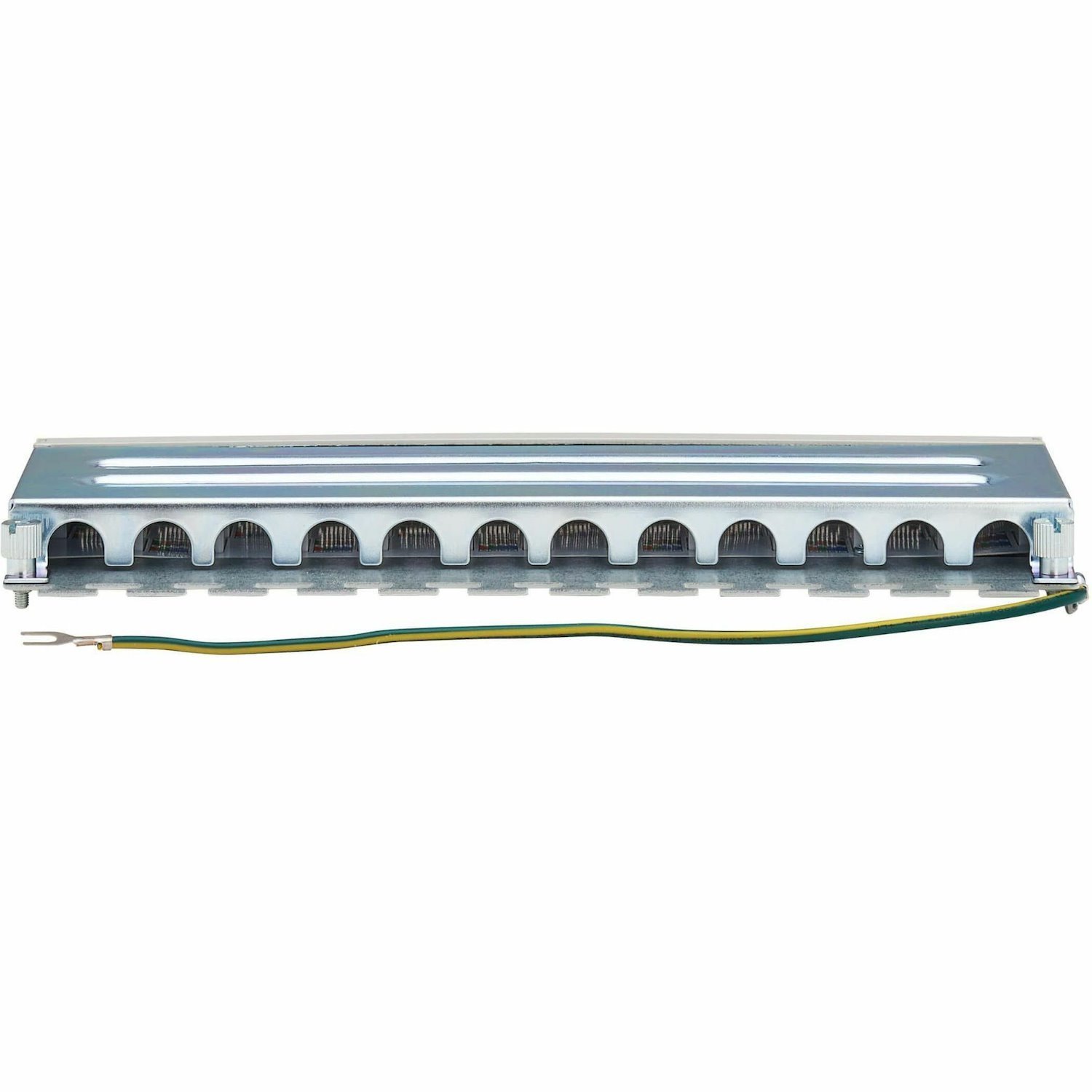 Eaton Tripp Lite Series Cat6a STP Patch Panel, 12 Ports, DIN Rail or Wall Mount, TAA