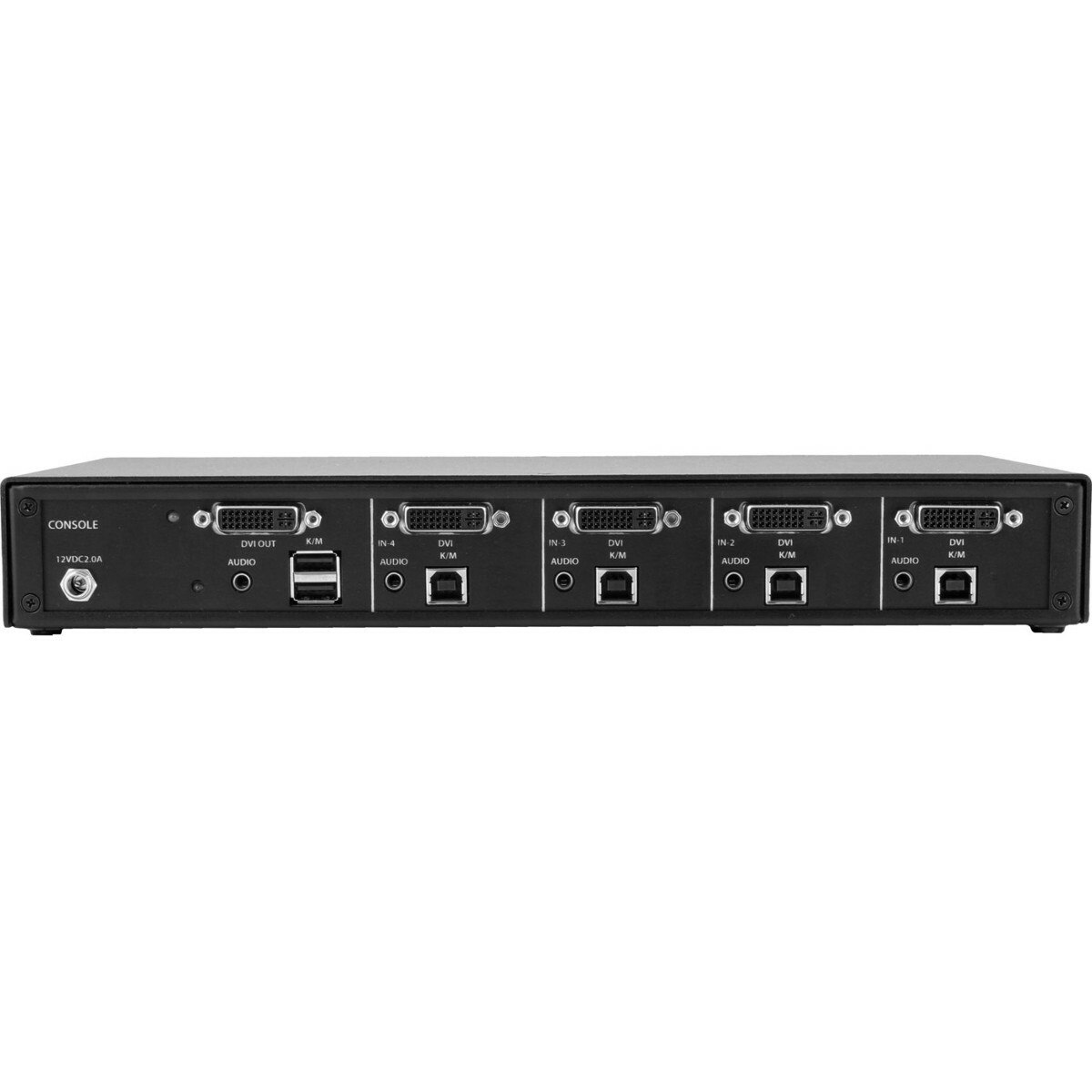 Black Box NIAP 3.0 Secure 4-Port Single-Head DVI-I KVM Switch