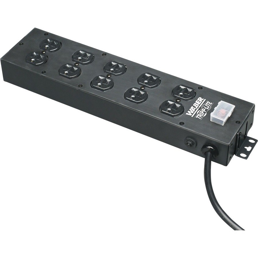 Eaton Tripp Lite Series Industrial Power Strip, 10-Outlet, 15 ft. (4.6 m) Cord, Large Plug Spacing