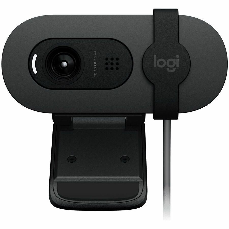 LOGITECH BRIO 105 WEBCAM 1080P HD, BUILT IN MIC, RIGHTLIGHT 2, PRIVACY SHUTTER, GOOGLE MEE