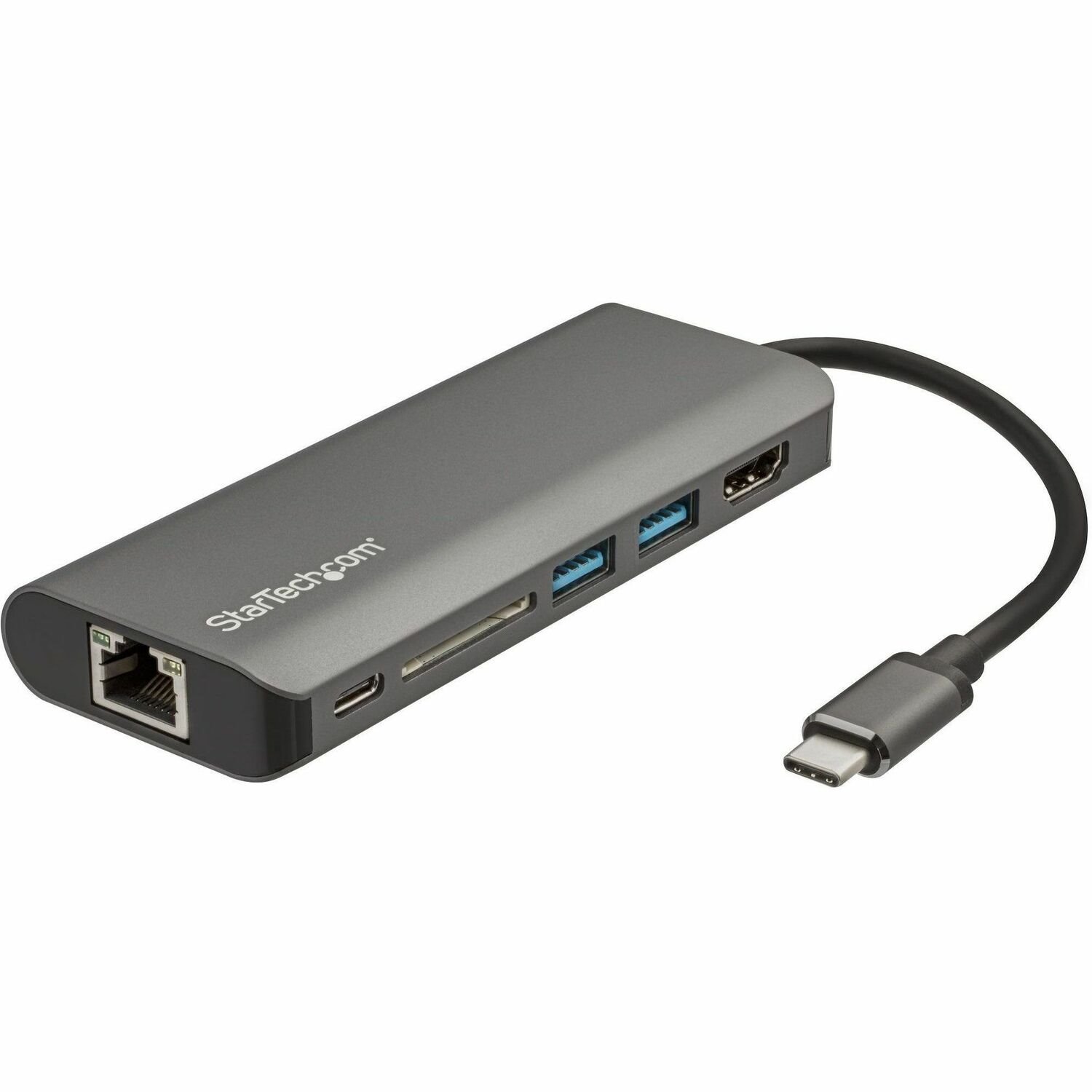 StarTech.com USB C multiport adapter met HDMI - 4K - Mac / Windows - SD kaartlezer - USB C naar USB 3.0 hub - 2x USB-A 1x USB-C - 60W PD 3.0 - dock