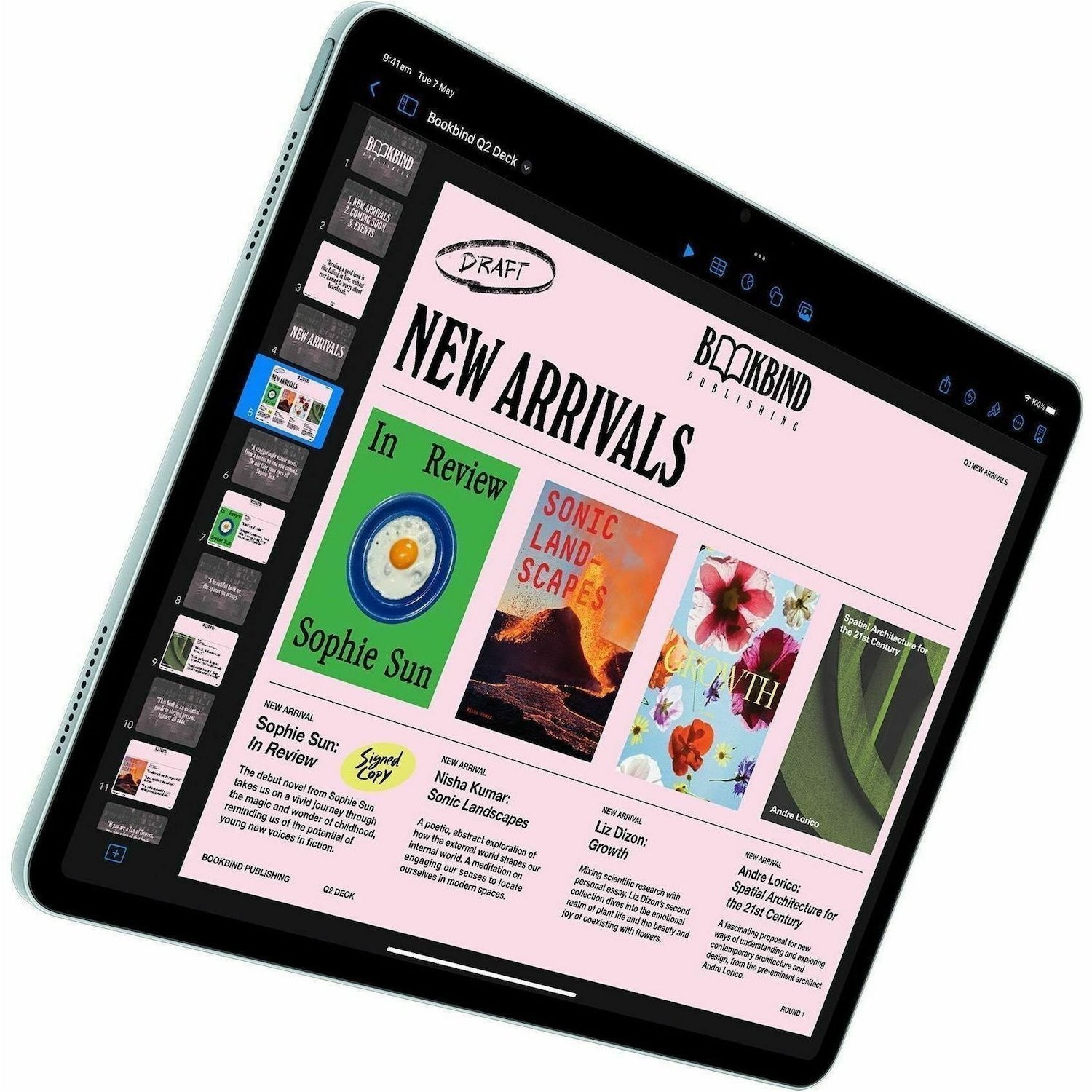 Apple iPad Air 11 (2026) Tablet - 27.9 cm (11") - 12 GB - 256 GB Storage - Blue