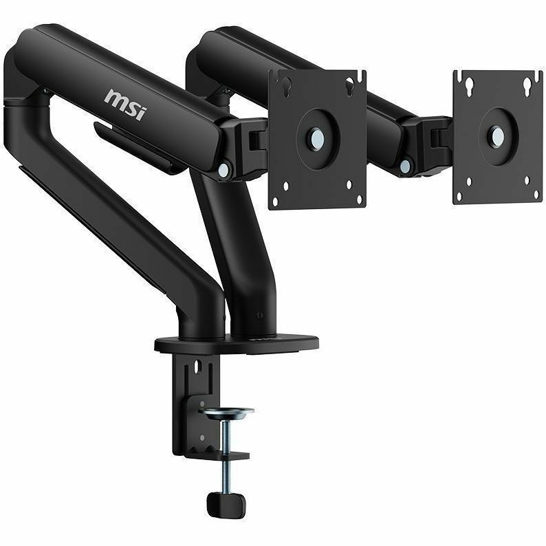 MSI Mounting Arm for Monitor, Flat Panel Display, Curved Screen Display, Display - Matte Black